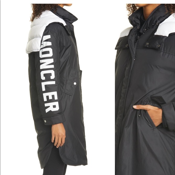 Moncler Hugon Logo Down Jacket
